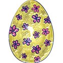 Foil Floral Egg
