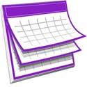 Purple Calendar image