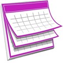 Medium Calendar image pink