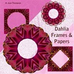 Dahlia frames & Backgrounds