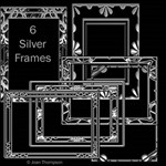 6 Silver Frames